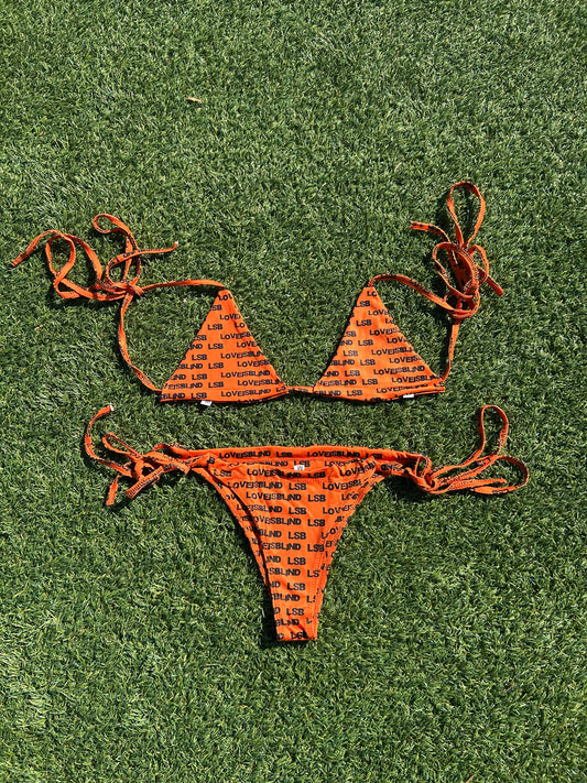 “LSB” Orange Bikini